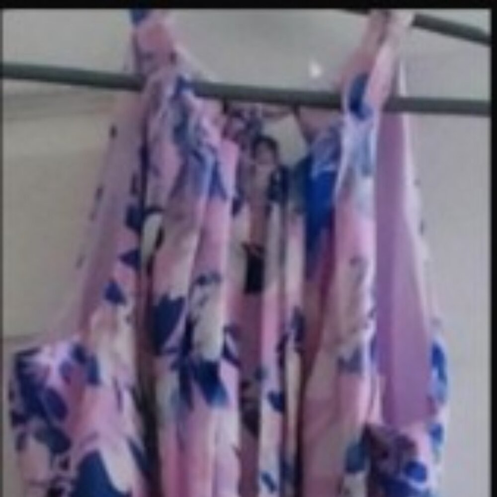 Eliza J Maxi Dress Floral Print Ruffle Halter Neck Sleeveless SZ12 *NEW W/TAGS* - Picture 6 of 14